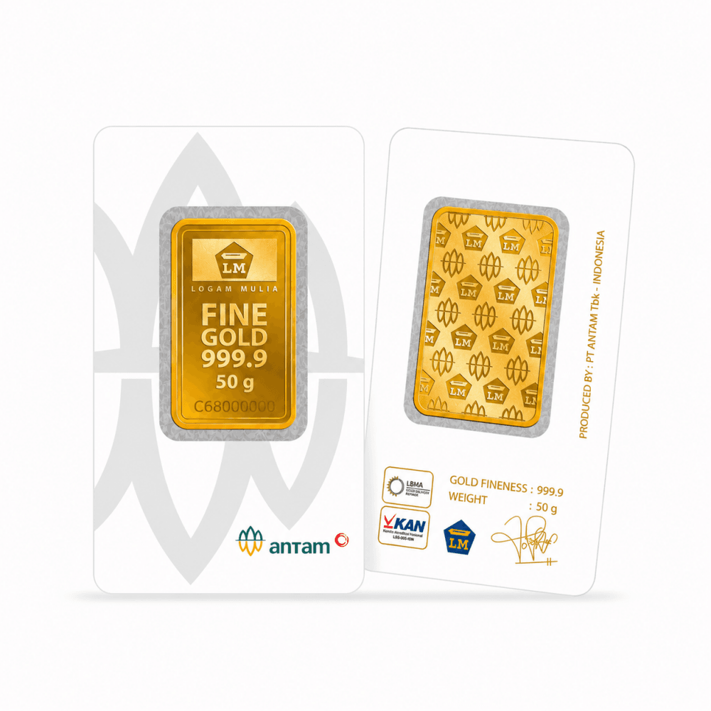 Emas Antam Batangan 50 gr