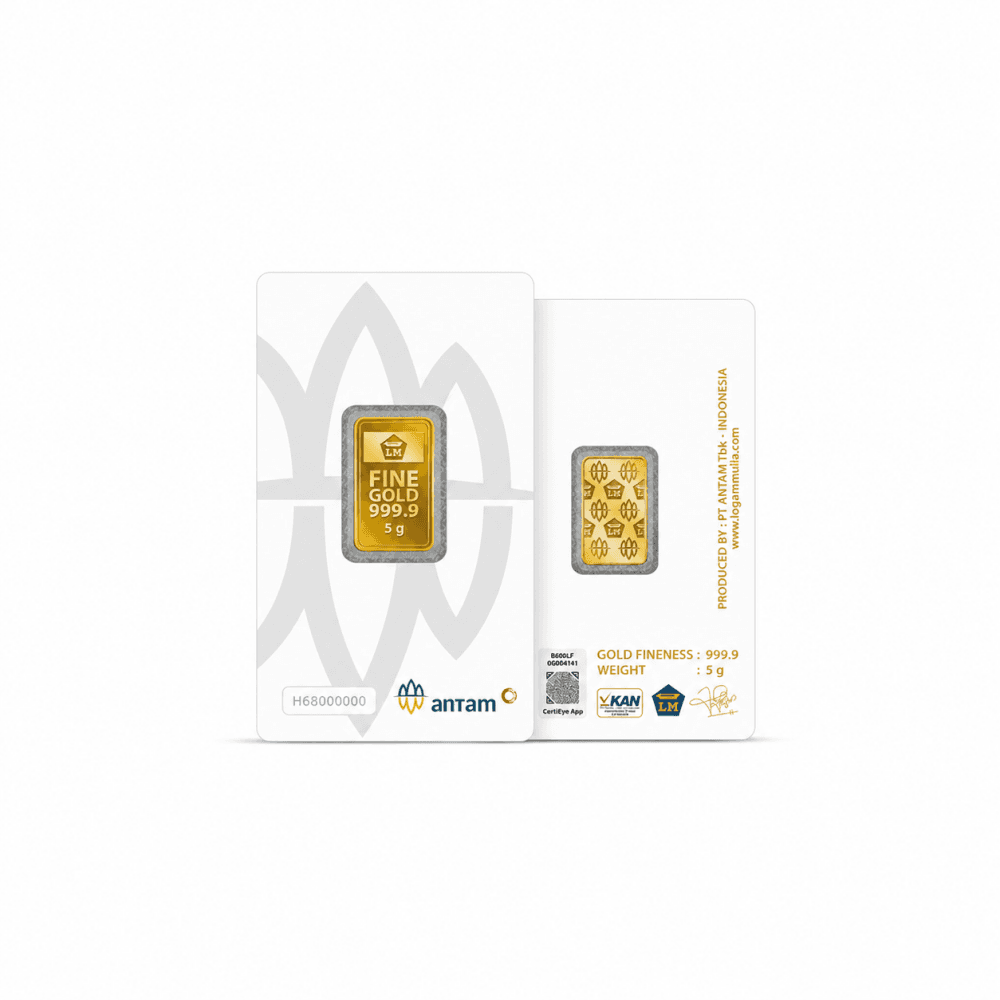 Emas Antam Batangan 5 gr