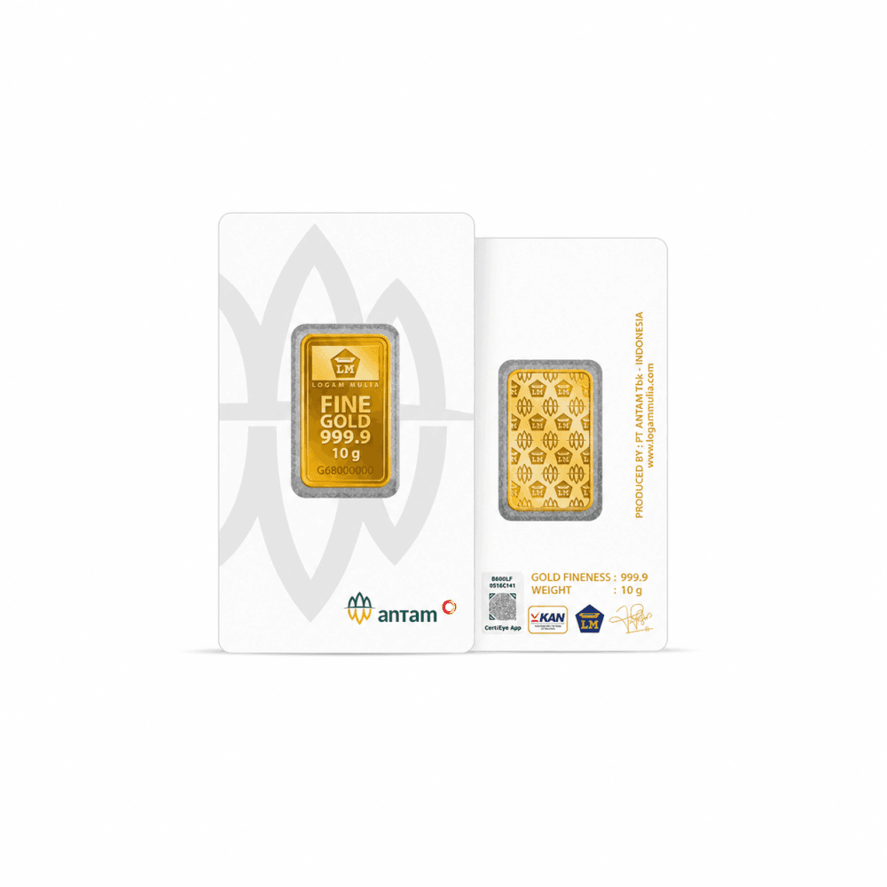 Emas Antam Batangan 10 gr